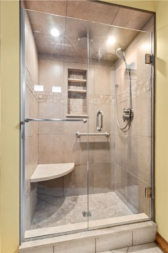 Updated deramic shower in the Primary bathroom | Image 22