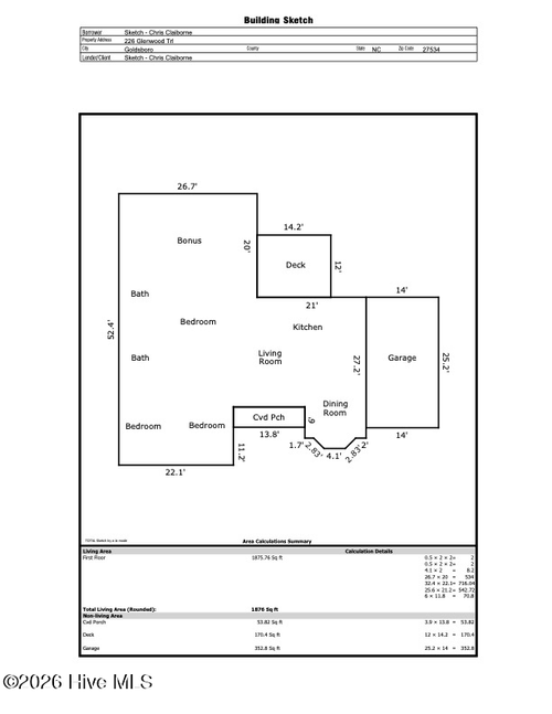 226 Glenwood Trl, Goldsboro, NC, 27534-4506 | Card Image