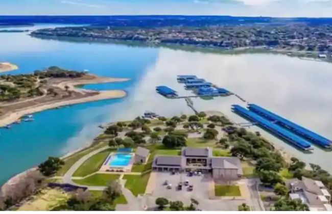 Bird's eye view featuring a water view | Image 32