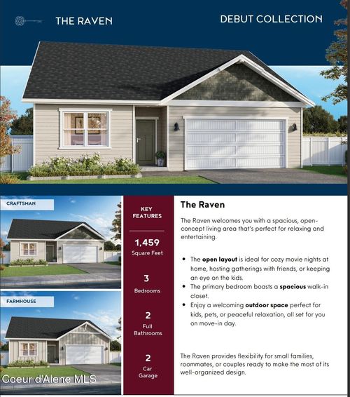 3349 N Corvus St, Post Falls, ID, 83854-3811 | Card Image
