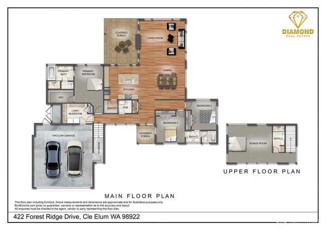 Designed for relaxation and adventure, the 2851sf home features soaring ceilings, dramatic double-height windows, 3 en-suite bedrooms, bonus room w/full bath and elegant indoor-outdoor flow | Image 40