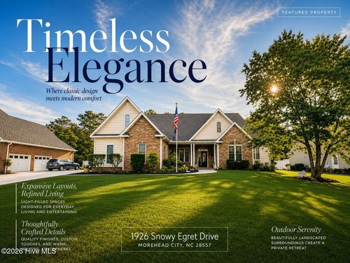 1926 Snowy Egret Drive, Morehead City, NC, 28557 | Card Image