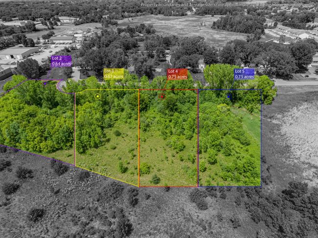 4 - View from the South with Approximate Lot Lines | Image 5
