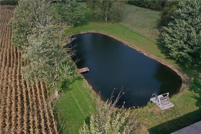 Birds eye view of property with a water view and a rural view | Image 2