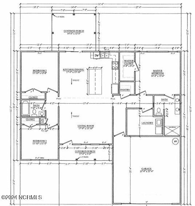 100 Maple Ct, House other with 3 bedrooms, 2 bathrooms and 2 parking in Havelock NC | Image 4