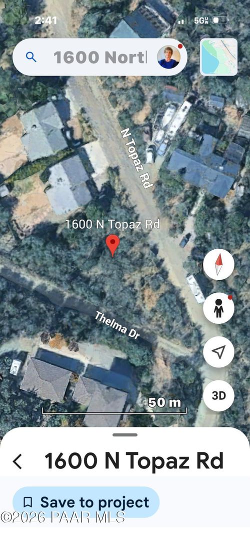 1600 N Topaz Rd, Prescott, AZ, 86301-5926 | Card Image