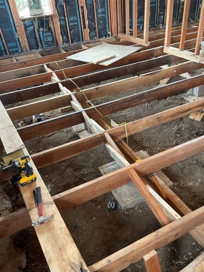 extra HD floor supports passed structural engineer inspection, everything was over supported for everything including bath tube and laundry room. *older photo | Image 31
