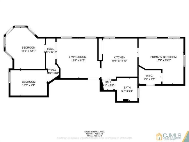 APT-2 - 235 Montgomery St, Condo with 3 bedrooms, 1 bathrooms and null parking in Highland Park NJ | Image 11