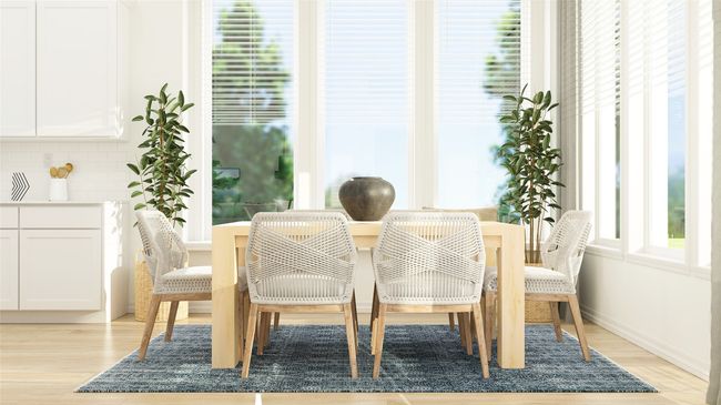 Dining area with light wood-type flooring | Image 15