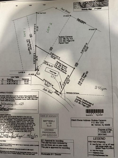 lot-2-305 Paul St, Mount Vernon, KY, 40456-2103 | Card Image