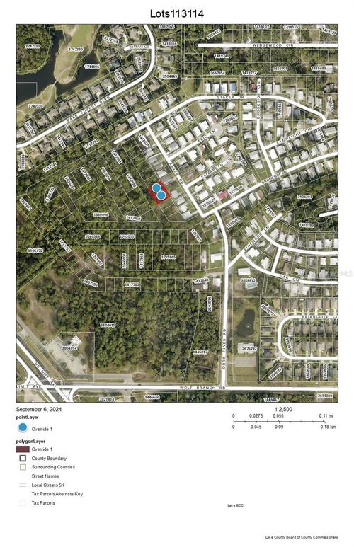 Lots 113 & 114 Karen Drive, MOUNT DORA, FL, 32757 | Card Image