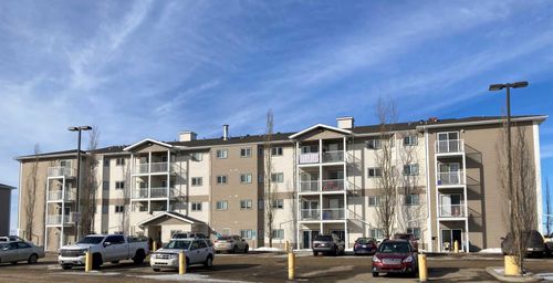 108 - 12025 Royal Oaks Drive, Home with 2 bedrooms, 1 bathrooms and 2 parking in Grande Prairie AB | Card Image