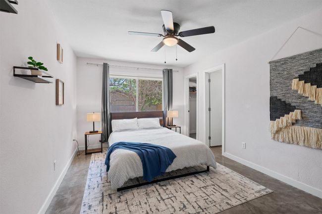 Bedroom featuring baseboards and a ceiling fan | Image 13