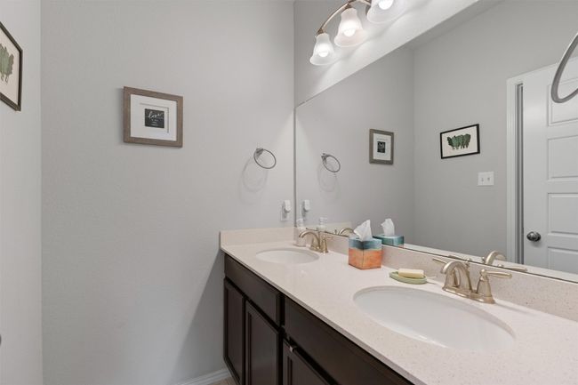 Upstairs shared bathroom has double sinks | Image 22