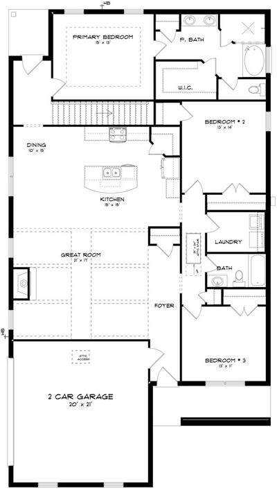 132 Cypress Trail, Home with 3 bedrooms, 2 bathrooms and 2 parking in Fortson GA | Image 2