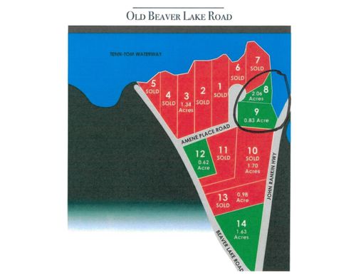Lots 8 & 9 Old Beaver Lake Road, Fulton, MS, 38843 | Card Image