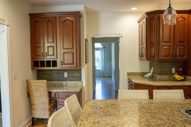 Desk in kitchen. | Image 24