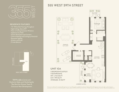 ph-355 W 39th St, New York, NY, 10018-1414 | Card Image