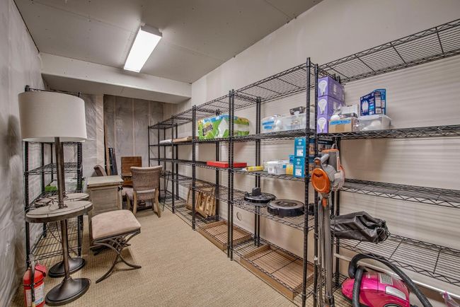 Lower level storage area. | Image 42