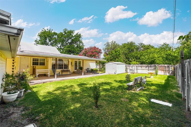 View of backyard. | Image 36