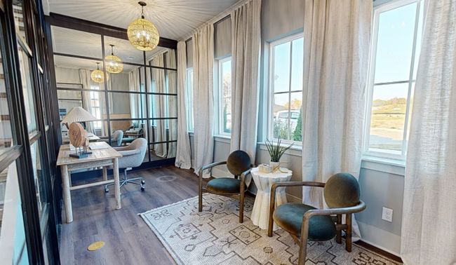 Open & Airy Flex Room surrounded by glass walls & windows! *Photo is of an existing model and used for marketing purposes only | Image 4