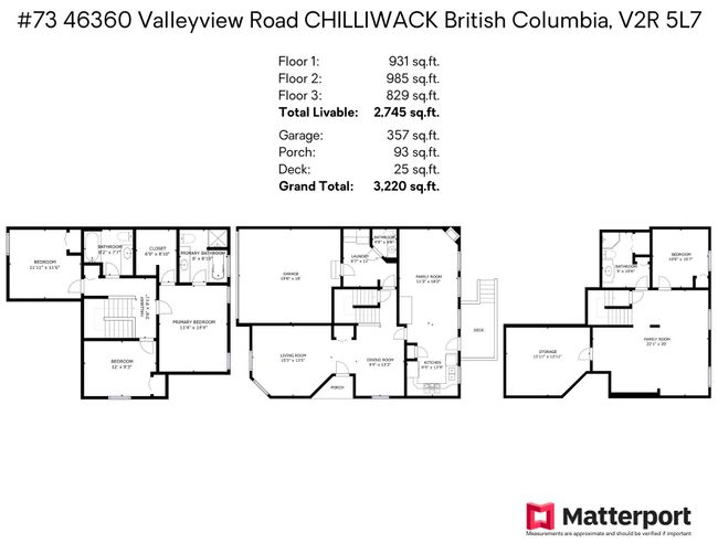 73 - 46360 Valleyview Road, Townhouse with 4 bedrooms, 3 bathrooms and 2 parking in Chilliwack BC | Image 2