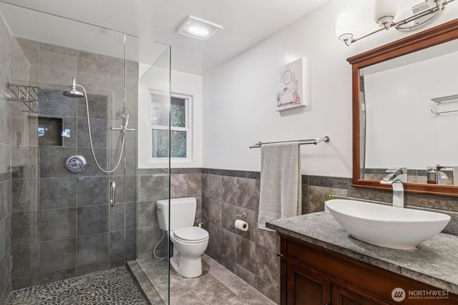 2nd bath with beautiful walk in tiled shower | Image 19