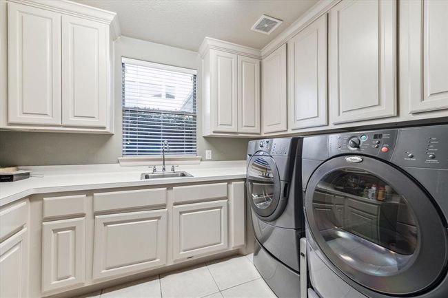 Utility Room downstairs features plenty of storage space & also has a Fridge (not seen that STAYS). | Image 34
