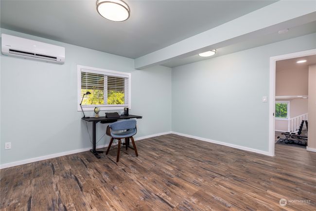 Office that has a closet that could be used as a third bedroom also has AC on main level | Image 25
