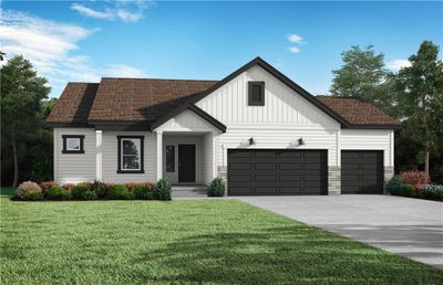 The Carbondale in Modern Farmhouse front elevation style! | Image 1