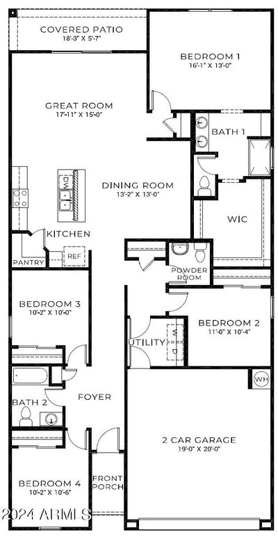 1563 E Lardner Drive, House other with 4 bedrooms, 3 bathrooms and null parking in Casa Grande AZ | Image 1