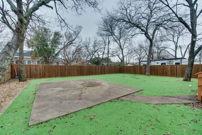 View of yard featuring a fenced backyard | Image 22
