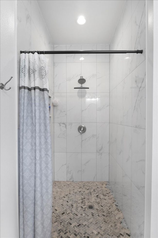 Full bath featuring a stall shower and recessed lighting | Image 21