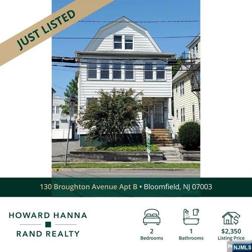 130 Broughton Ave, Bloomfield, NJ, 07003-3908 | Card Image