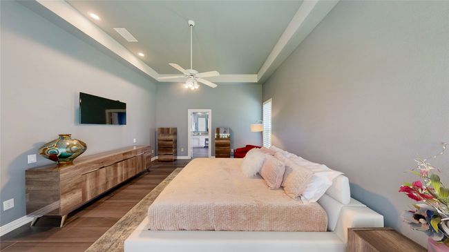 Primary bedroom view 2 wood-look tile | Image 20