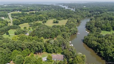 Aerial view featuring a water view | Image 2