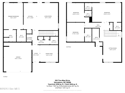 305 Tina Mae Dr, Vanceboro, NC, 28586-0020 | Card Image