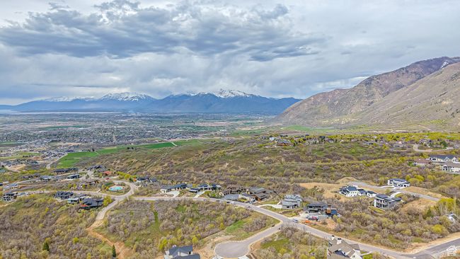 Drone / aerial view featuring a residential view and a mountain view | Image 9