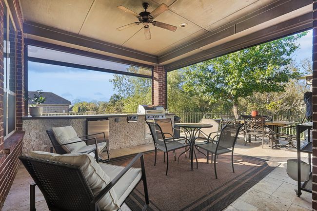 Covered patio with tree lined view!!! So relaxing! | Image 30