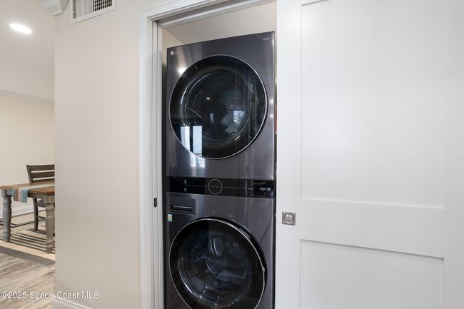 full size washer/dryer and the sliding doors will close completely. | Image 34