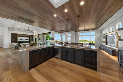 Gourmet Kitchen with Site Lines Throughout the Home....Site Lines Across the Las Vegas Valley with a Post Card View of Downtown.... | Image 2