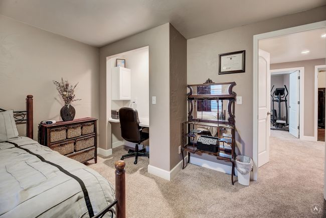 Bedroom #5 with built in desk. | Image 42