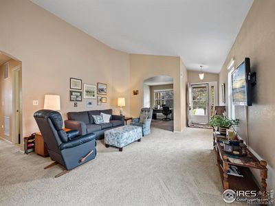 Vaulted ceiling in living room | Image 3