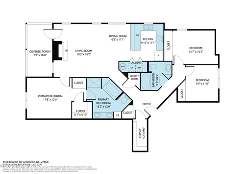 2715 Frances Ct, Grimesland, NC, 27837-7400 | Card Image