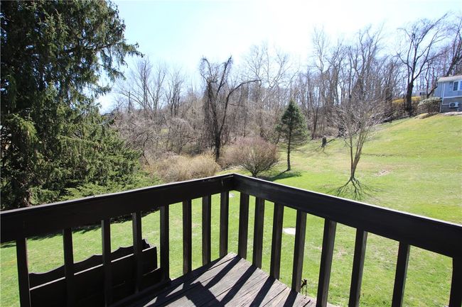 Deck off Back Kitchen Door overlooking Large Mostly Private Yard | Image 9