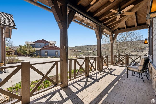 View of patio / terrace featuring ceiling fan | Image 29