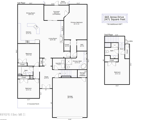 665 Jenoa Dr, Castle Hayne, NC, 28429 | Card Image