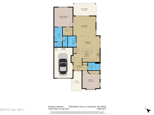3299 Beach Cove Ln, Southport, NC, 28461-3560 | Card Image