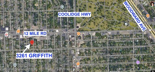 3261 Griffith Ave, Berkley, MI, 48072-1307 | Card Image