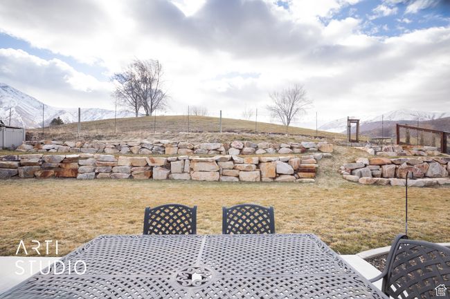 View of yard featuring a mountain view | Image 42